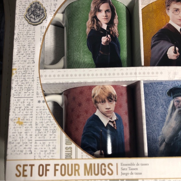 Harry Potter Set Coffee Mug Set Of 4 Satz Tassel Ceramic Character Mugs NEW - Picture 1 of 15